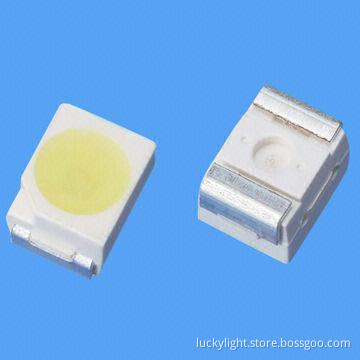 3528 PLCC-2 Single-color LED Component, Suitable for SMT Assembly and Solder Process